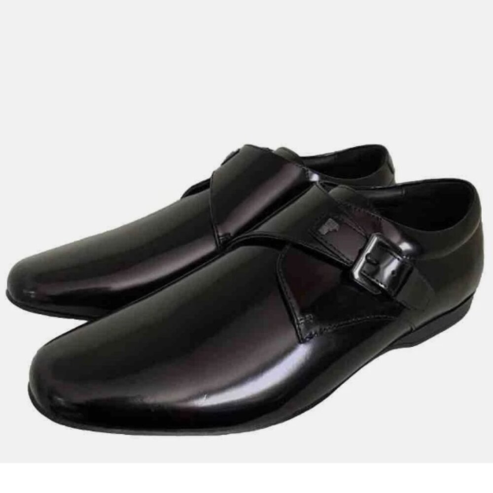 Versace Collection Men’s Dress Shoes Black Patent Leather - Size US 11.5